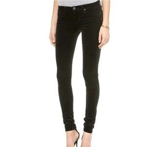 AG Adriano Goldschmied Black Super Skinny The Legging Ankle Jean 24